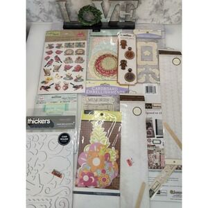 Vintage Scrapbook Sticker Lot of 13 Rare Various Brands Nostalgic See Photos New